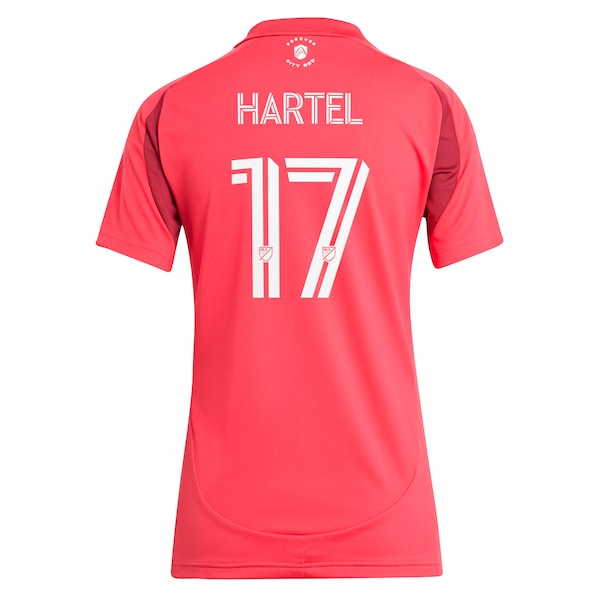 Marcel Hartel St. Louis City SC adidas Women's 2025 Forever CITY Red Replica Player Jersey - Red