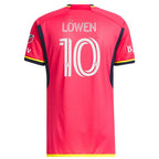 Eduard Löwen St. Louis City SC adidas 2024 The Spirit Kit Authentic Jersey - Red