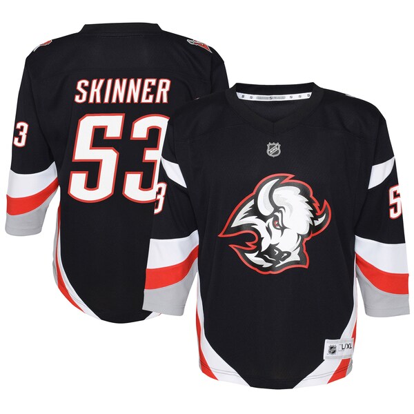 Jeff Skinner Buffalo Sabres Youth Alternate Replica Player Jersey - Black