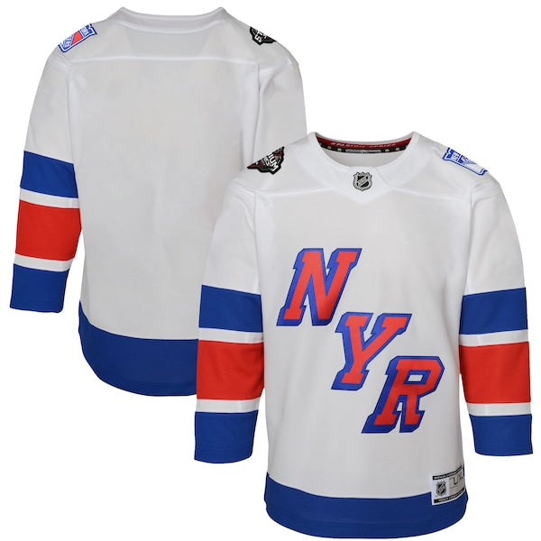 New York Rangers Youth 2024 NHL Stadium Series Premier Jersey – White