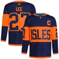 Anders Lee New York Islanders adidas 2024 NHL Stadium Series Primegreen Authentic Player Jersey – Navy