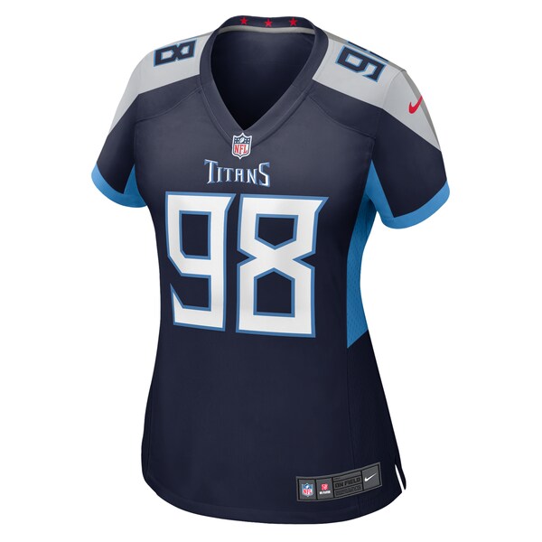 Jeffery Simmons Tennessee Titans Nike Women's  Game Jersey -  Navy