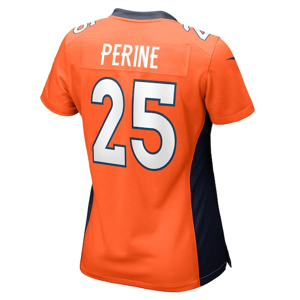 Samaje Perine Denver Broncos Nike Women's Game Player Jersey - Orange