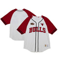 Chicago Bulls Practice Day Baseball Jersey - White