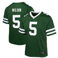 Garrett Wilson New York Jets Nike Youth Game Jersey - Legacy Green