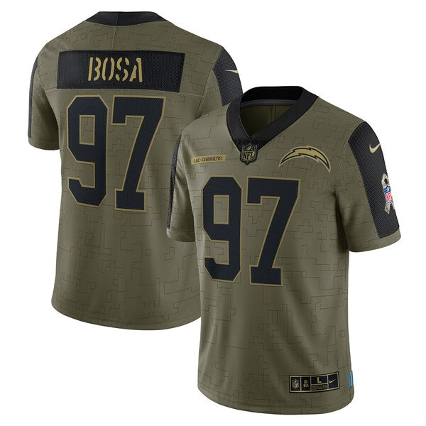 Joey Bosa Los Angeles Chargers Nike 2021 Salute To Service Limited Player Jersey - Olive