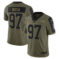 Joey Bosa Los Angeles Chargers Nike 2021 Salute To Service Limited Player Jersey - Olive