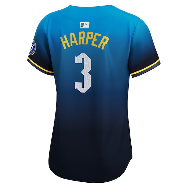 Bryce Harper Philadelphia Phillies Nike Women's 2024 City Connect Limited Player Jersey - Blue