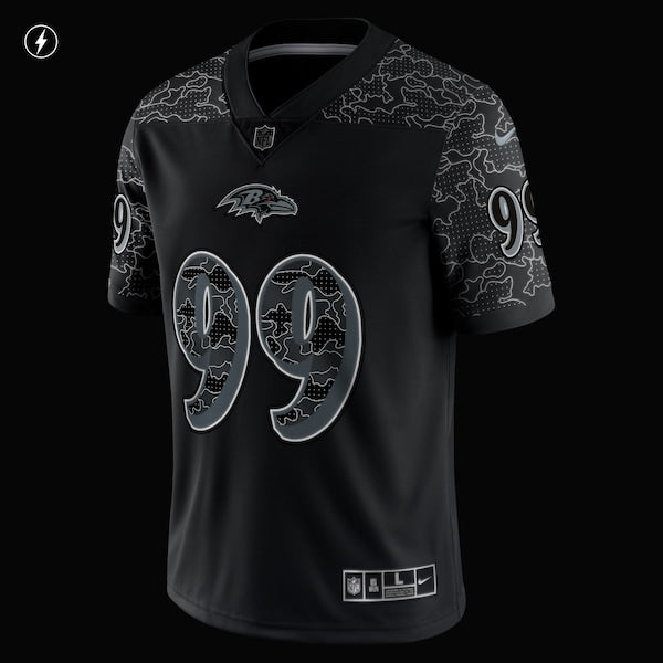 Odafe Oweh Baltimore Ravens Nike RFLCTV Limited Jersey - Black