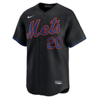 Pete Alonso New York Mets Nike Alternate Limited Player Jersey – Black