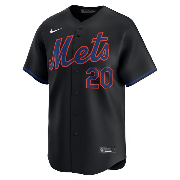 Pete Alonso New York Mets Nike Alternate Limited Player Jersey – Black
