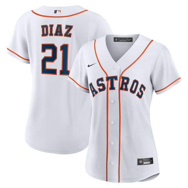 Yainer Diaz Houston Astros Nike Home Replica Jersey  - White