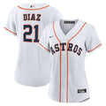 Yainer Diaz Houston Astros Nike Home Replica Jersey  - White