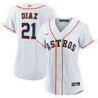 Yainer Diaz Houston Astros Nike Home Replica Jersey  - White
