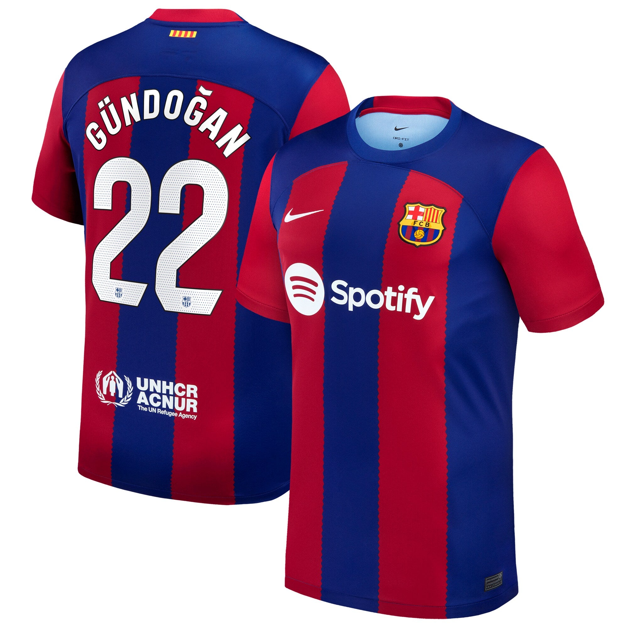 Ilkay Gündogan Barcelona Nike 2023/24 Third Replica Jersey - Aqua/Royal/White