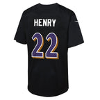 Derrick Henry Baltimore Ravens Nike Youth Fashion Game Jersey - Carbon Black