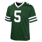 Garrett Wilson New York Jets Nike Youth Game Jersey - Legacy Green