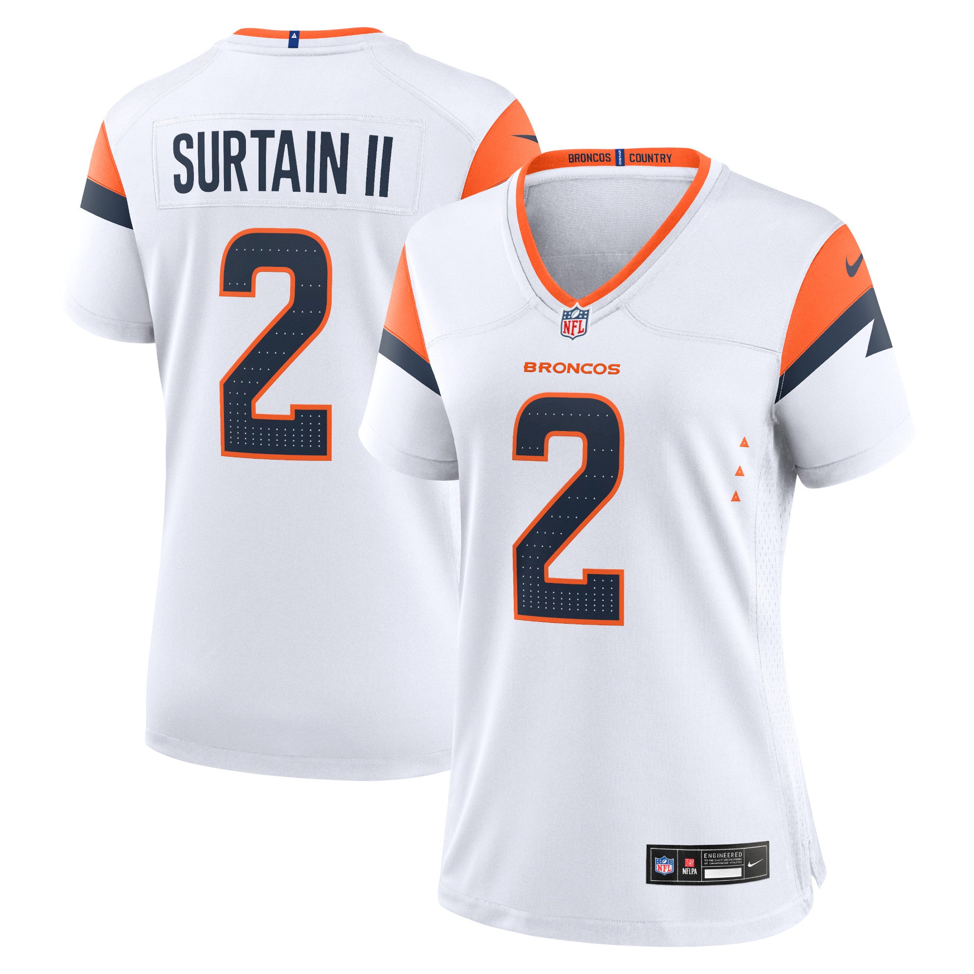 Patrick Surtain II Denver Broncos Nike Women's Alternate Game Jersey - Navy
