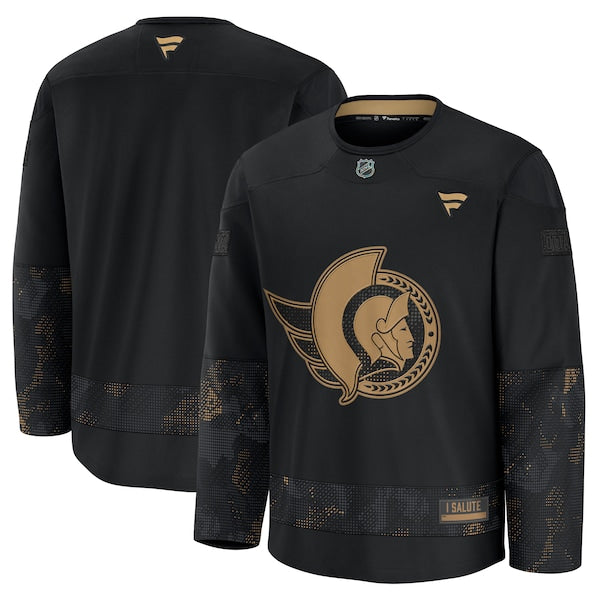 Ottawa Senators  2024 Military Appreciation Practice Jersey - Black