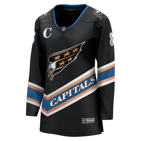 Alexander Ovechkin Washington Capitals  Women's Alternate 50th Anniversary Premier Breakaway Player Jersey - Black/Navy/White