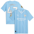 Phil Foden Manchester City Puma 2023/24 Home Authentic Player Jersey - Sky Blue