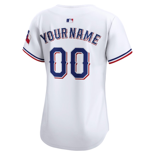 Texas Rangers Nike Women's Home Limited Custom Jersey - White