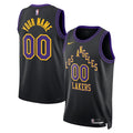 Los Angeles Lakers Nike Unisex 2025/26 City Edition Swingman Custom Jersey - Black