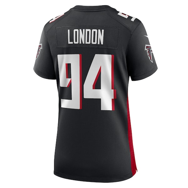 LaCale London Atlanta Falcons Nike Women's Team Game Jersey -  Black