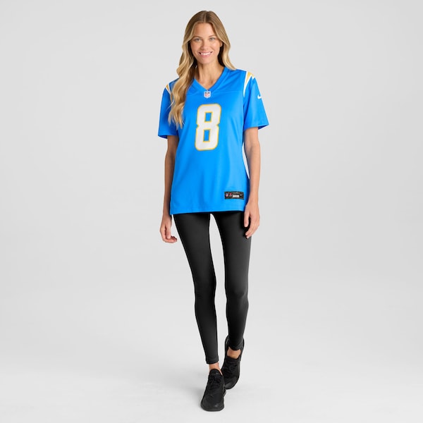 Omarion Hampton Los Angeles Chargers Nike Women's Team Game Jersey -  Powder Blue