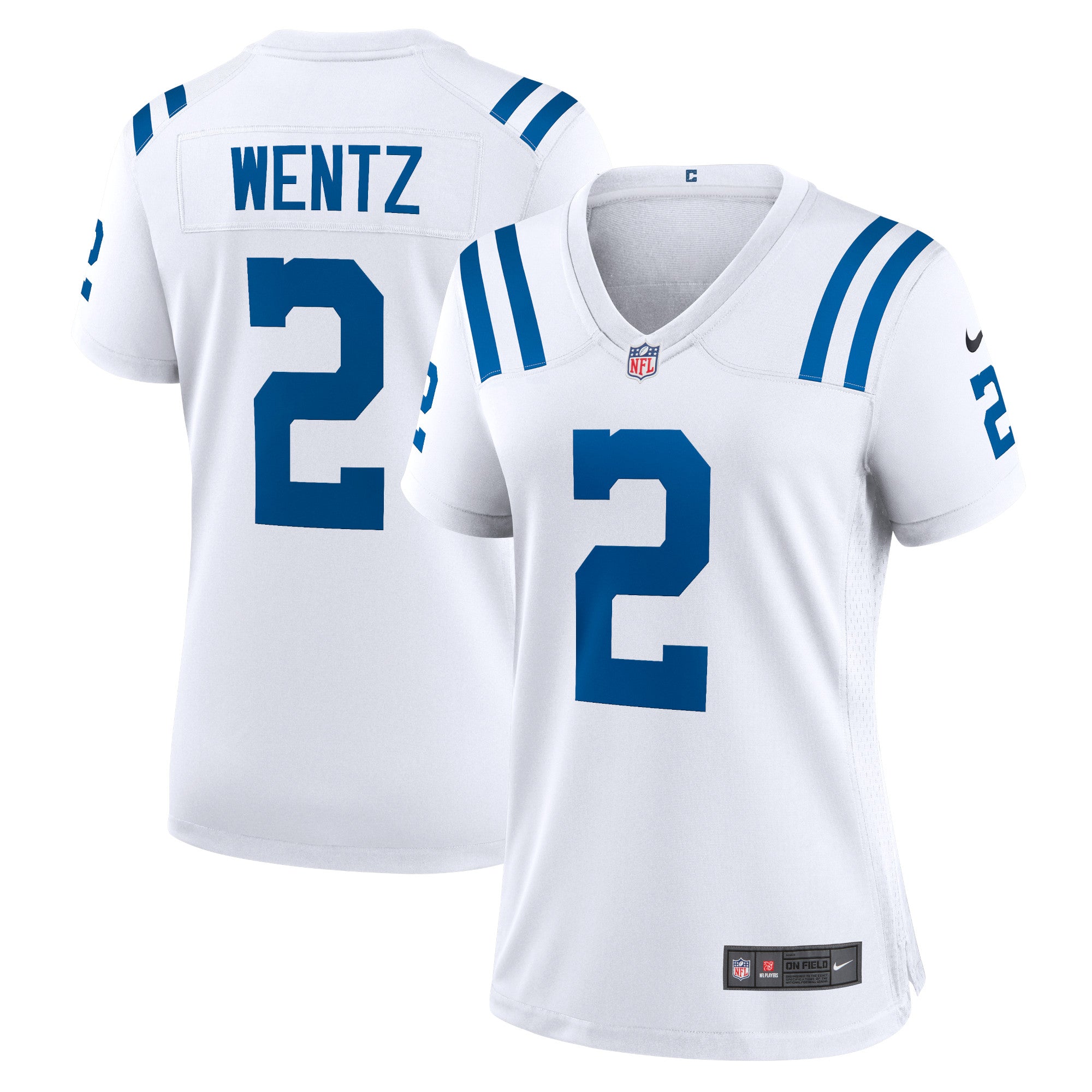 Carson Wentz Indianapolis Colts Nike Women's Game Jersey - Royal/White