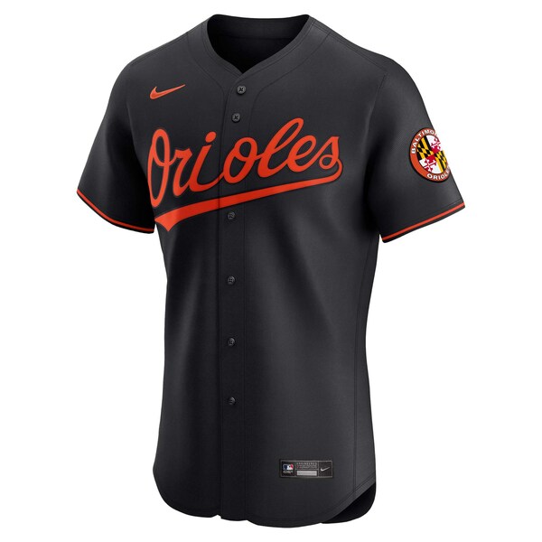 Baltimore Orioles Nike Alternate Vapor Premier Elite Patch Jersey - Black