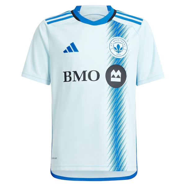 Joel Waterman CF Montreal adidas Youth 2024 La Main Replica Player Jersey – Light Blue