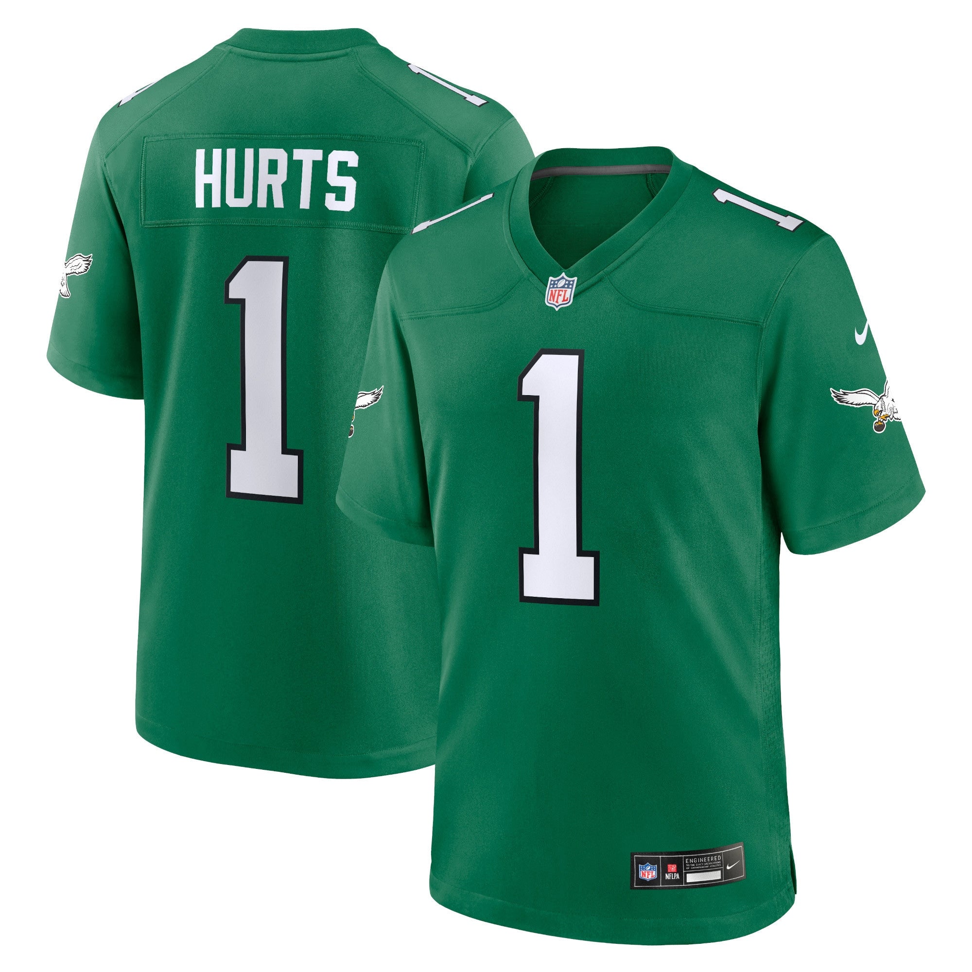 Jalen Hurts Philadelphia Eagles Nike Youth Game Jersey - Black