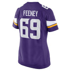 Dan Feeney Minnesota Vikings Nike Women's Team Game Jersey -  Purple