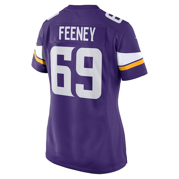 Dan Feeney Minnesota Vikings Nike Women's Team Game Jersey -  Purple