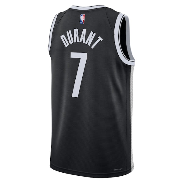 Kevin Durant Brooklyn Nets Nike Unisex Swingman Jersey - Icon Edition - Black/White