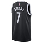 Kevin Durant Brooklyn Nets Nike Unisex Swingman Jersey - Icon Edition - Black/White