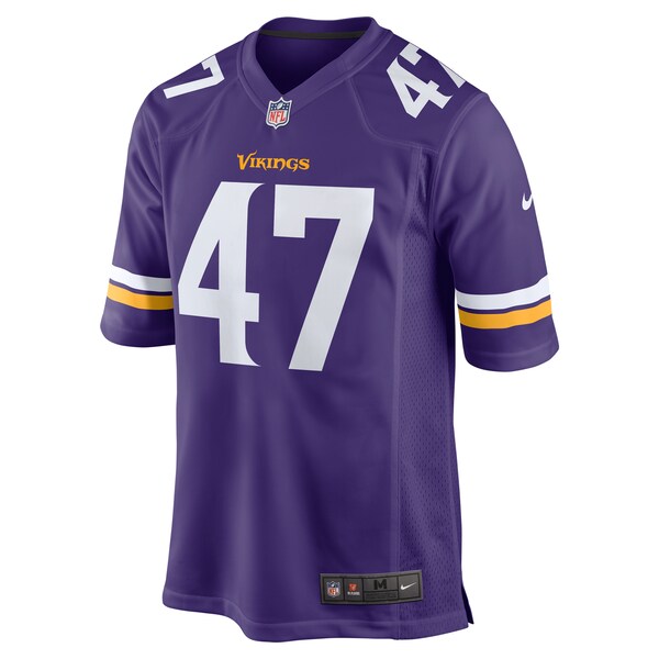 Jake McQuaide Minnesota Vikings Nike  Game Jersey -  Purple