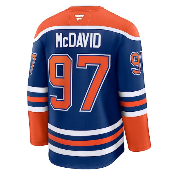 Connor McDavid Edmonton Oilers  Home Premium Jersey - Royal/White