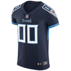 Tennessee Titans Nike Vapor Untouchable Custom Elite Jersey - Navy