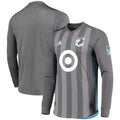 Minnesota United FC adidas 2018/19 Authentic Team Long Sleeve Jersey - Gray