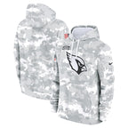 Arizona Cardinals Nike 2024 Salute to Service Club Fleece Pullover Hoodie - Arctic Camo