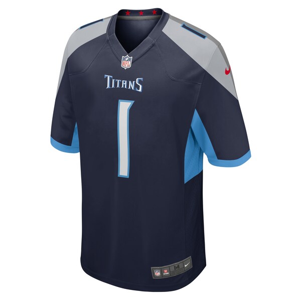 Number 1 Groom Tennessee Titans Nike Game Jersey - Navy