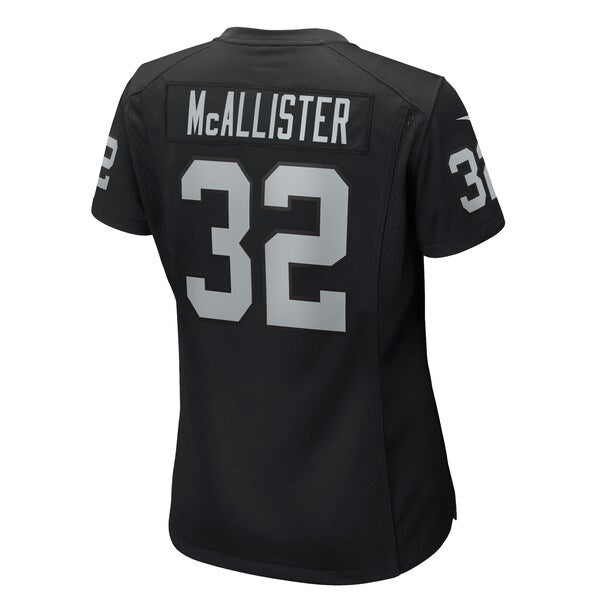 Tyreik McAllister Las Vegas Raiders Nike Women's  Game Jersey -  Black