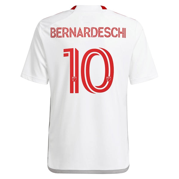 Federico Bernardeschi Toronto FC adidas Youth 2024 GTA Kit Replica Player Jersey – White