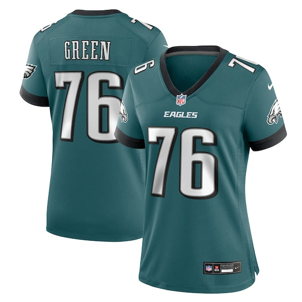 Kenyon Green Philadelphia Eagles Nike Women's Team Game Jersey - Midnight Green