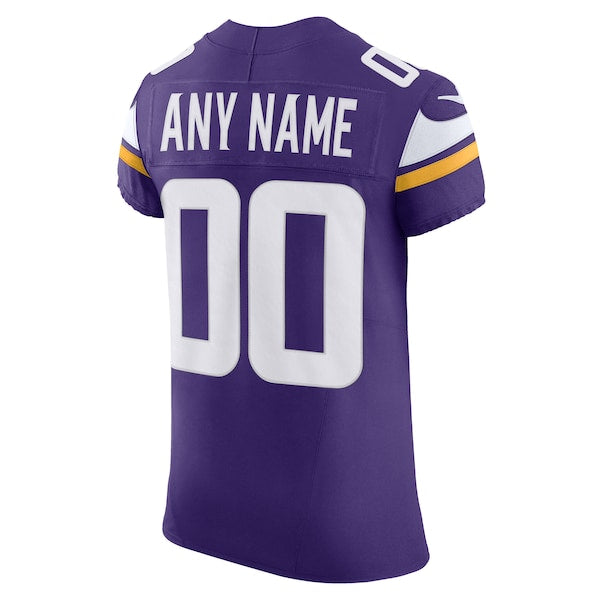 Minnesota Vikings Nike Vapor F.U.S.E. Elite Custom Jersey - Purple