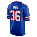 Caden Davis Buffalo Bills Nike Team Game Jersey -  Royal