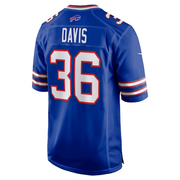 Caden Davis Buffalo Bills Nike Team Game Jersey -  Royal
