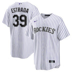 Thairo Estrada Colorado Rockies Nike Home Replica Jersey - White
